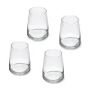 4 Mikasa Palermo Stemless Glasses, 350ml