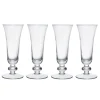 4 Mikasa Salerno Champagne Flutes 170ml