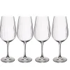 4 Mikasa Treviso Red Wine Glasses 600ml