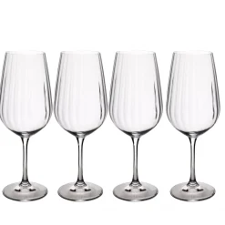 4 Mikasa Treviso Red Wine Glasses 600ml