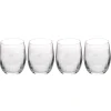 4 Mikasa Treviso Stemless Glasses 350ml