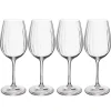 4 Mikasa Treviso White Wine Glasses 350ml