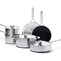 OXO Tri-Ply Stainless Steel Mira 10-Piece Cookware Set