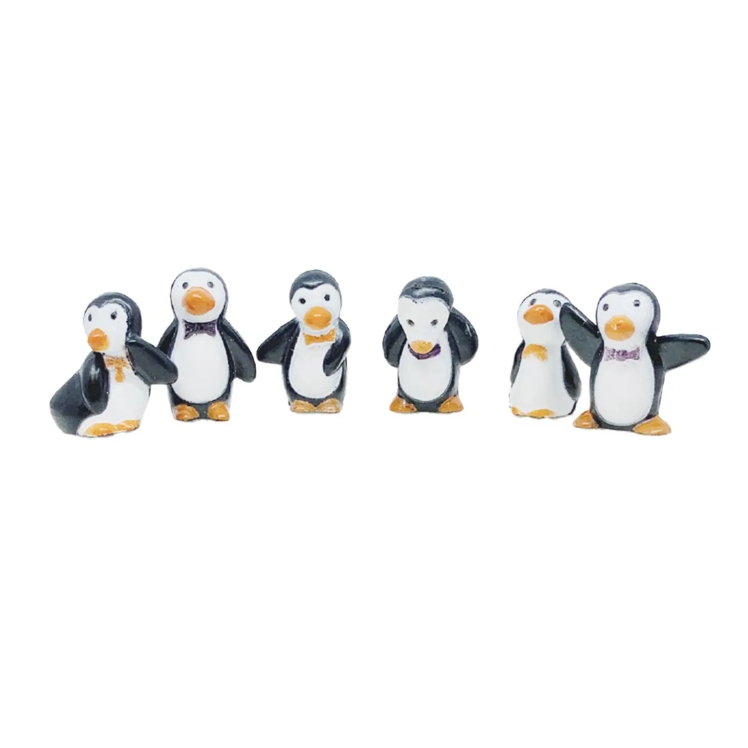 Penguin Character Cake Topper Pack – Pack of 6