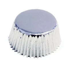 30 PME Greaseproof Cupcake Cases - Metallic Silver