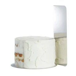 PME Stainless Steel Tall Cake Side Scraper 25cm