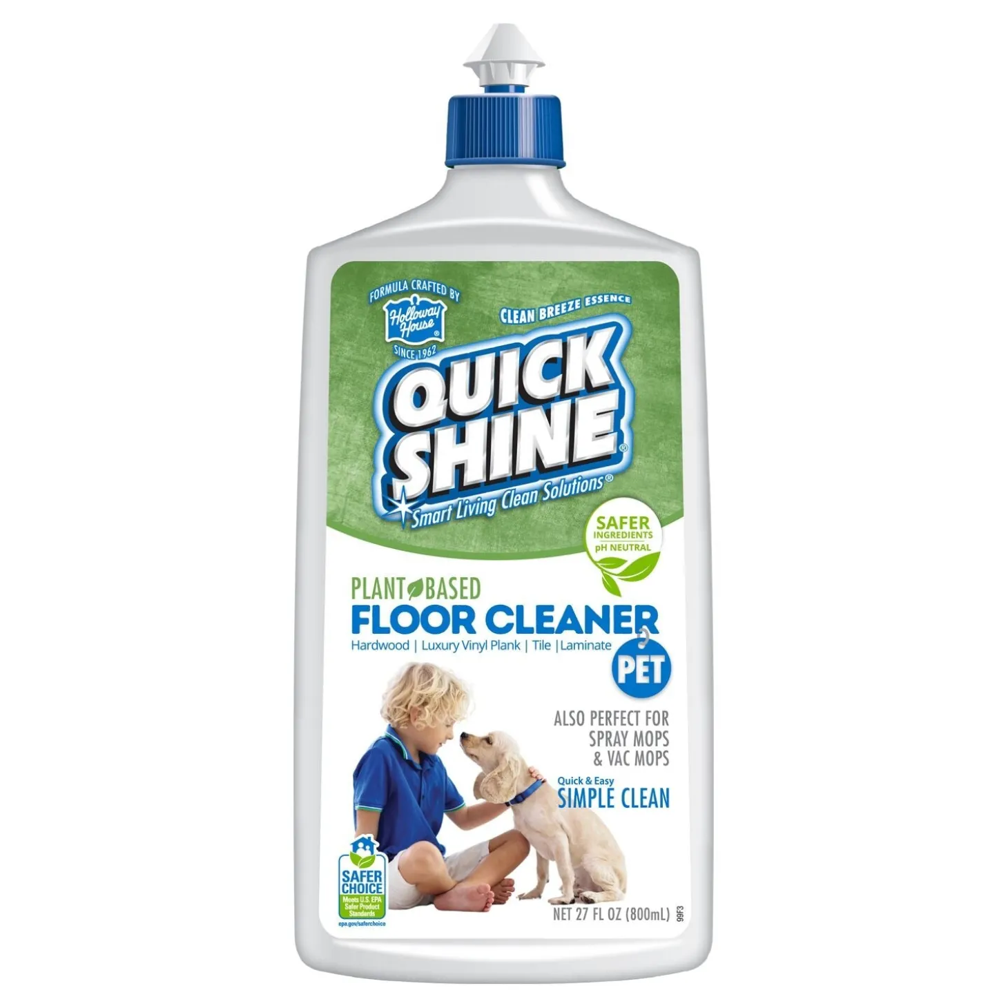 Quick Shine Plant-Based Pet-Friendly Floor Cleaner