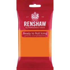 Renshaw Ready to Roll Coloured Icing - 250g Orange