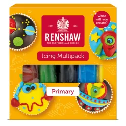 Renshaw Ready To Roll Coloured Icing - 5 x 100g Multi Colours