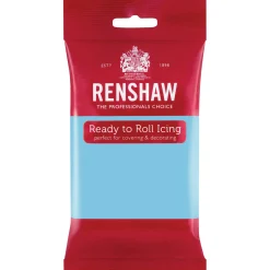 Renshaw Ready to Roll Coloured Icing - 250g Baby Blue