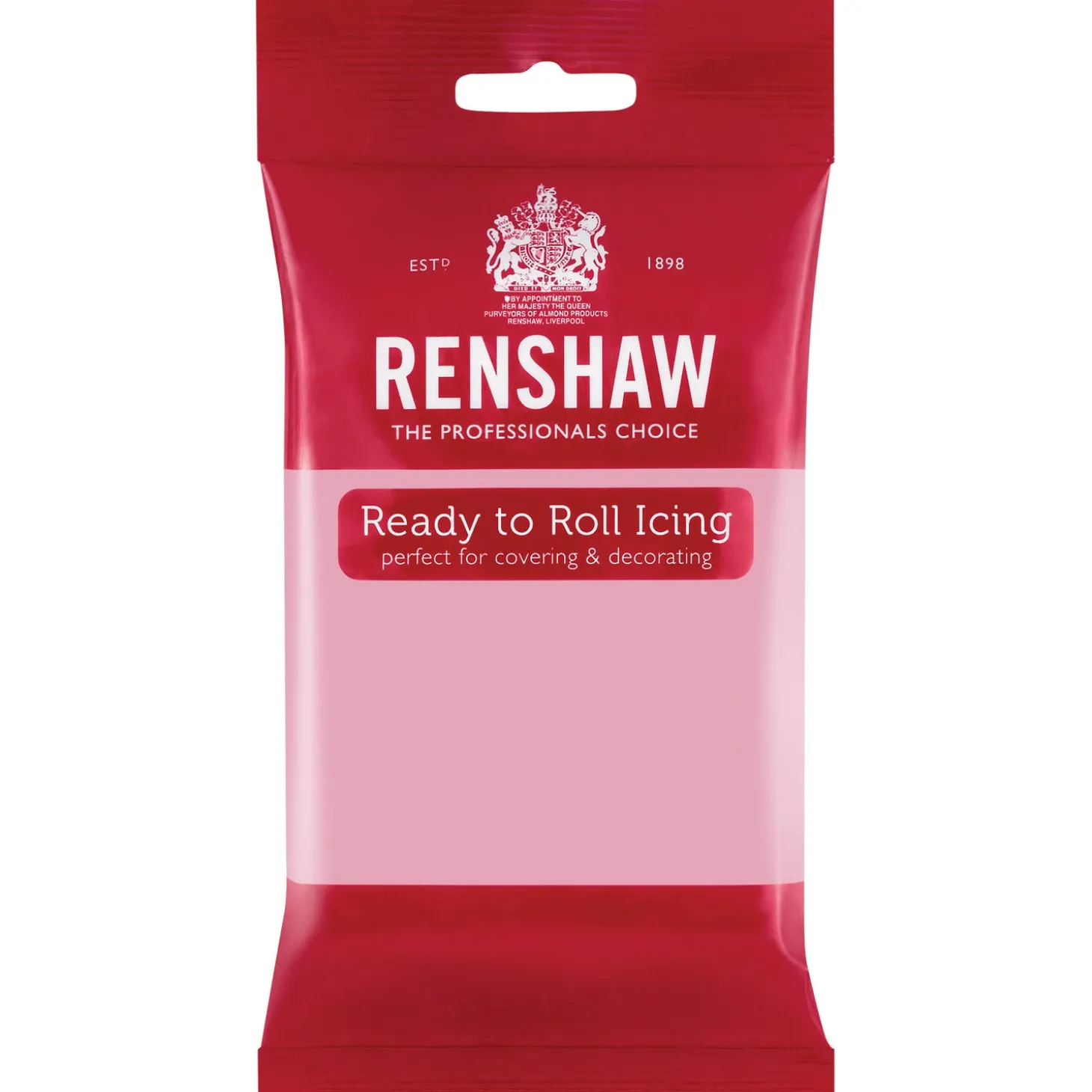 Renshaw Ready to Roll Coloured Icing - 250g Pink