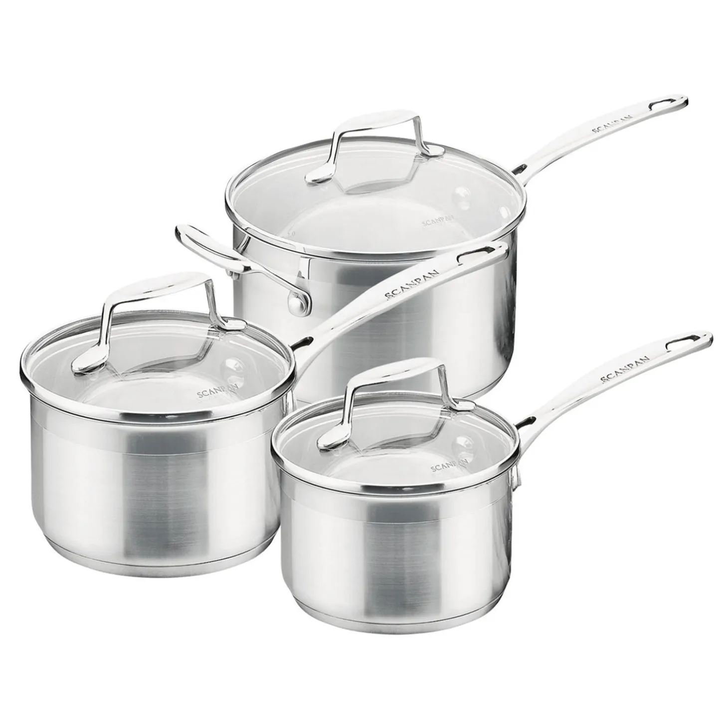Scanpan Impact 3-Piece Saucepan Set