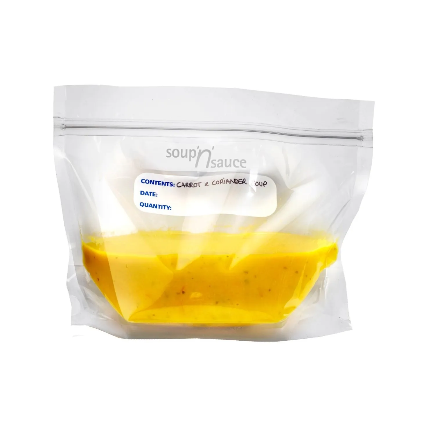 20 Soup n Sauce Press Seal Freezer Bags 1L