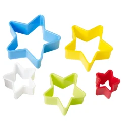 5 Star Shaped Cookie Cutters Set