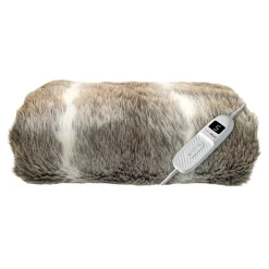 StaySnug Faux Fur Heated Throw