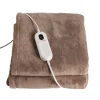 StaySnug Mocha Velvety Heated Throw