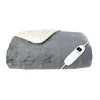 StaySnug Sherpa Electric Heated Throw Grey