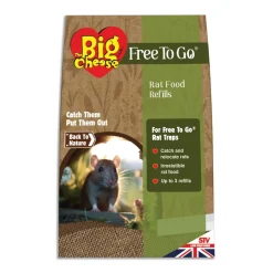 The Big Cheese Free To Go Rat Food Refills - Pack of 15 blocks