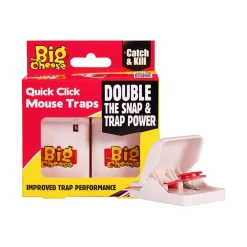 The Big Cheese Quick Click Mouse Trap Twinpack