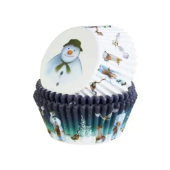 75 The Snowman™ Woodland Friends Cupcake Cases