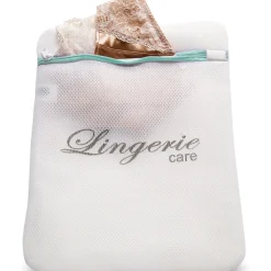 White Mesh Net Washing Bag - Padded For Silks & Lace