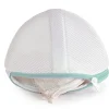 2 White Mesh Net Washing Bags For Bras - To Size D