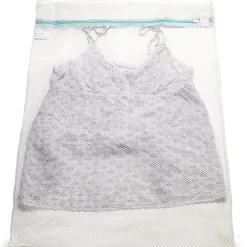 2 White Mesh Net Washing Bags - Large